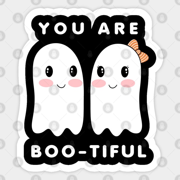 You Are Bootiful Cute Ghost Halloween Love Sticker by Outfit Clothing